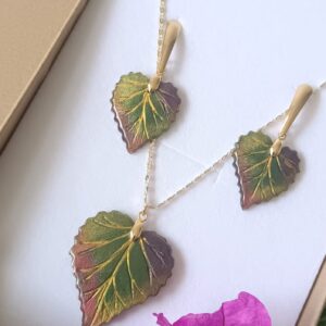 Set Hojas Corazón
