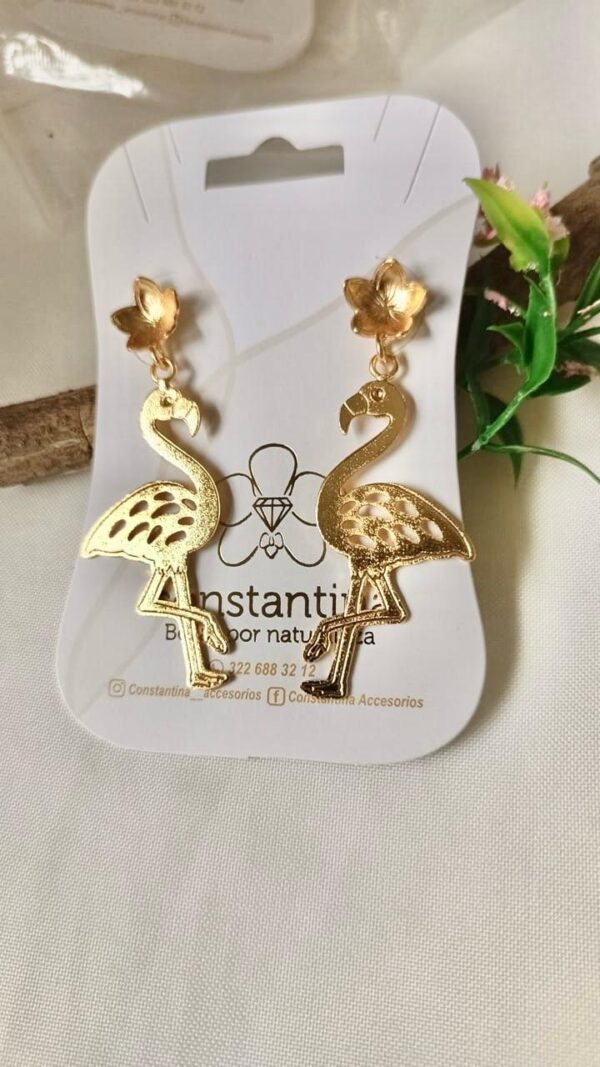 Aretes Flamenco Bronce
